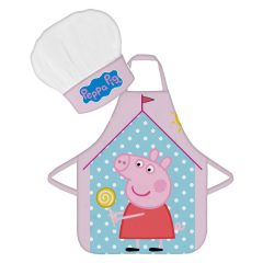 2 részes gyerek kötény szett - Peppa malac - Seaside 