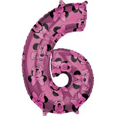 Szám fólia lufi - Disney Minnie - 6