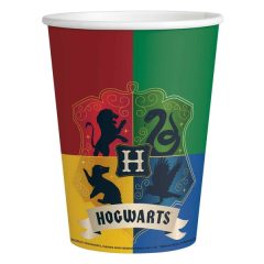 8 darabos papír pohár - Harry Potter - Houses 