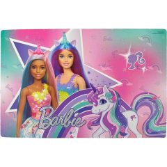 Tányéralátét - Barbie Unicorn 