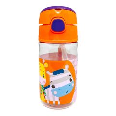   Műanyag kulacs akasztóval - Fisher-Price Animals 350 ml - Narancssárga