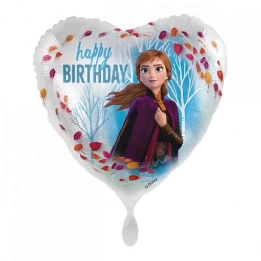 Fólia lufi - Disney - Jégvarázs Anna - Happy Birthday 43 cm