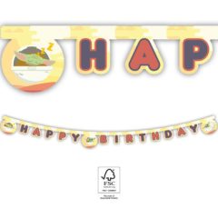   Party felirat - Star Wars - The Mandalorian - Happy Birthday 