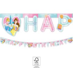 Party füzér - Disney Hercegnők - Happy Birthday