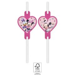 4 darabos papír szívószál - Disney - Minnie Junior 