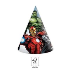   6 darabos party kalap, party csákó - Bosszúállók Infinity Stones 