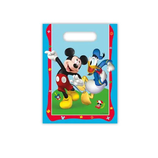 6 darabos ajándéktasak, ajándékzacskó - Disney - Mickey Rock the House 