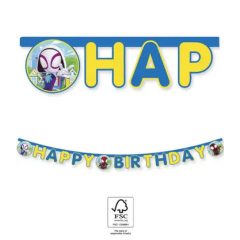 Party felirat - Pókember - Happy Birthday  