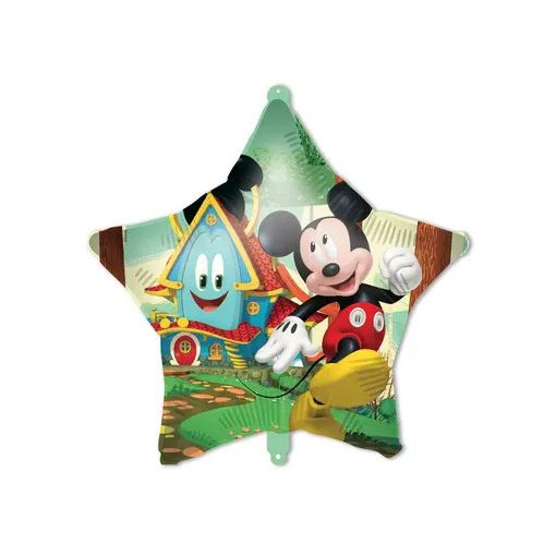 Fólia lufi - Disney - Mickey Rock the House csillag 46 cm