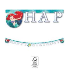 Party füzér - Disney Hercegnőkk, Ariel - Happy Birthday