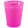 Prémium műanyag mikrozható pohár - Pink 250 ml