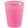 Prémium műanyag mikrozható pohár - Pink 250 ml