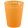 Mikrózható prémium műanyag pohár - Orange, Narancssárga 250 ml