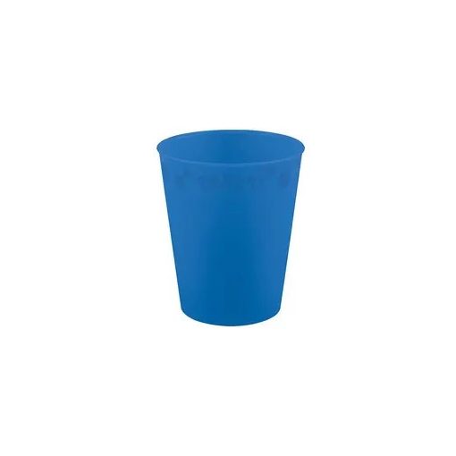 Prémium műanyag mikrozható pohár - Kék 250 ml