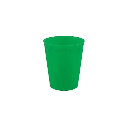 Prémium műanyag mikrozható pohár - Zöld 250 ml