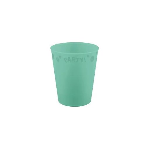 Prémium műanyag mikrozható pohár - Pasztell zöld 250 ml
