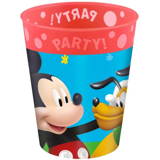 4 darabos prémium műanyag pohár - Disney - Mickey Rock the House 250 ml
