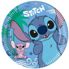   8 darabos papír tányér - Disney Lilo és Stitch, A csillagkutya - Angel - 20cm