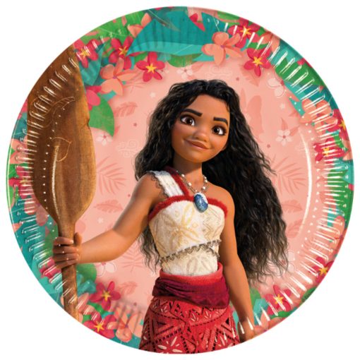8 darabos papírtányér - Disney - Vaiana 23 cm 