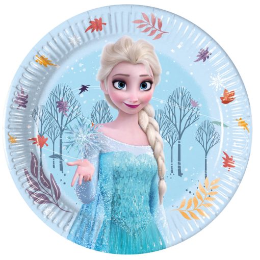8 darabos papír tányér - Disney - Jégvarázs - Idyllic Wonder 20 cm 