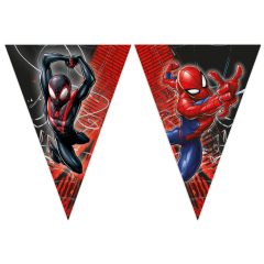 Papír zászlófüzér - Pókember World of Webs 2,3 m