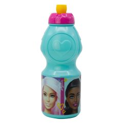 Műanyag kulacs, sportpalack - Barbie Bright 400 ml