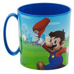   Mikrózható műanyag bögre - Super Mario - Mushroom Kingdom 350 ml