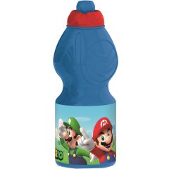 Műanyag kulacs, sportpalack - Super Mario 400 ml