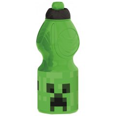 Műanyag kulacs, sportpalack - Minecraft 400 ml