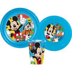 Műanyag étkészlet - Disney - Mickey Cool Summer 