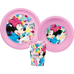 Műanyag étkészlet - Disney - Minnie Feel Good 