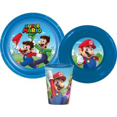 Műanyag étkészlet - Super Mario Mushroom Kingdom 