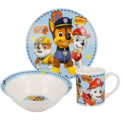   Porcelán étkészlet díszdobozban - Mancs Őrjárat - Boy Icons 