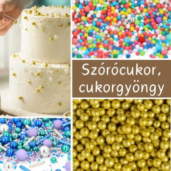 Szórócukrok és cukorgyöngyök