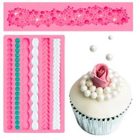 Szilikon fondant és marcipán formázók