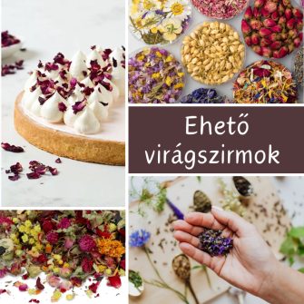 Ehető virágszirmok 