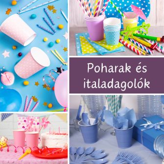 Poharak és italadagolók 