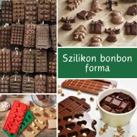 Szilikon bonbon és csokoládé formák