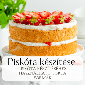 Süss tökéletes piskótát – válogass a profi eszközök közül!